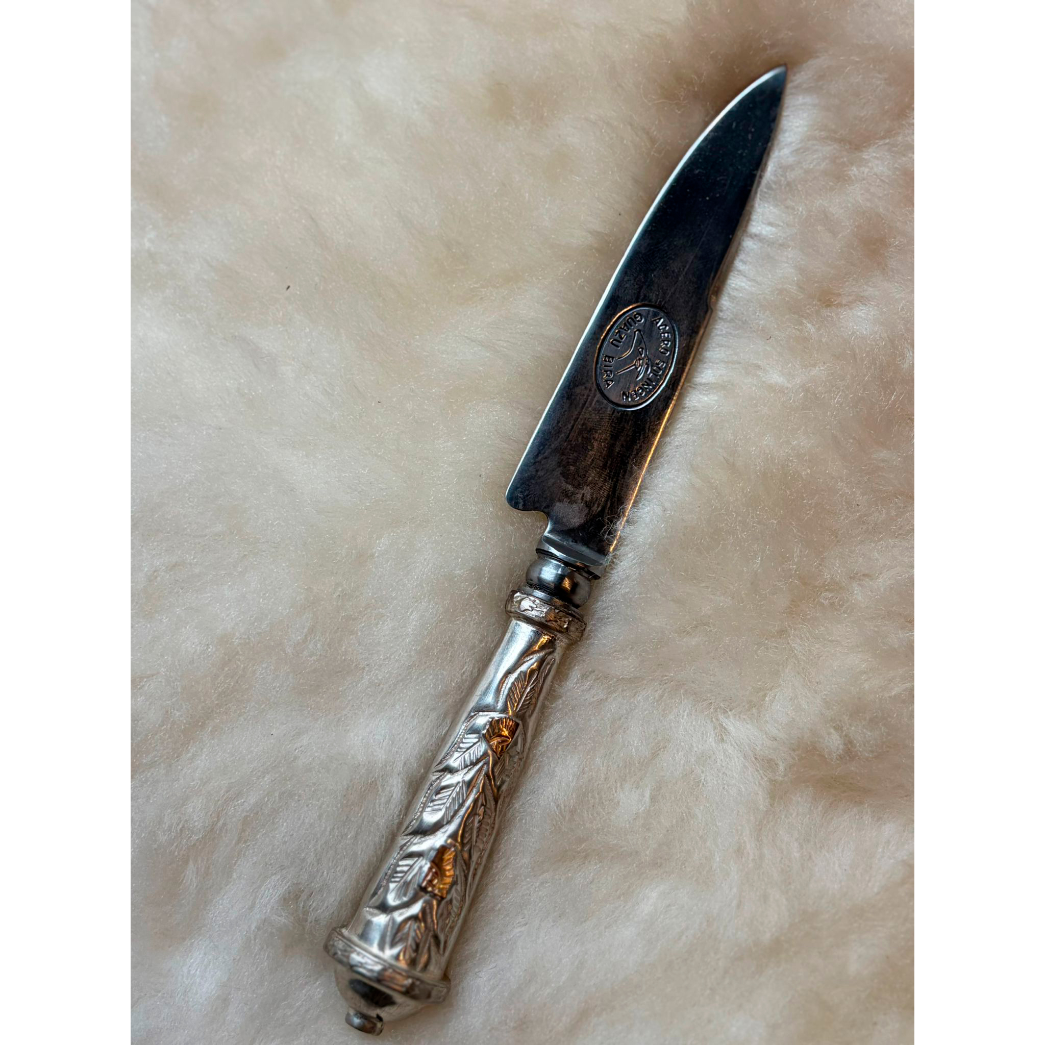 Pu�al plata y oro N� 10 c/vaina
