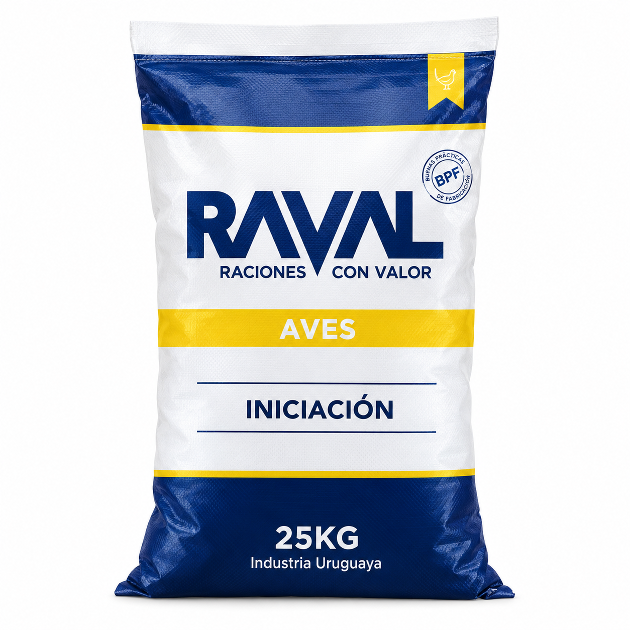 Raci�n SUPRA / RAVAL aves INICIACION  25 kilos
