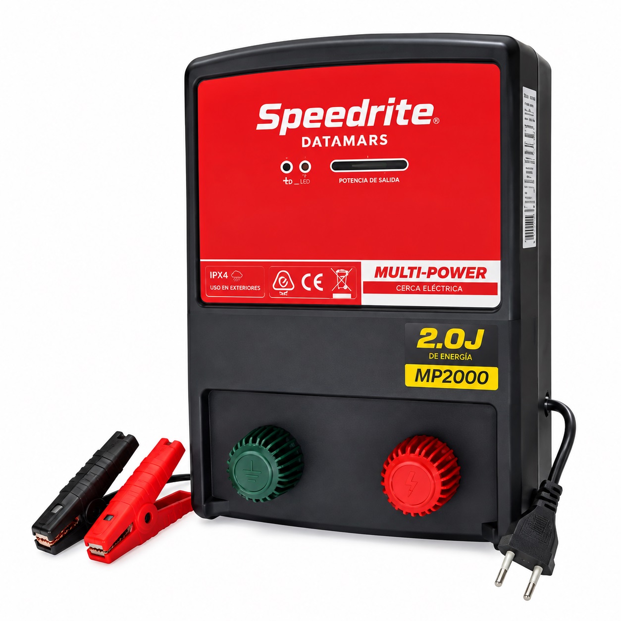 Electrificador SPEEDRITE comb. MP2000 2.0J c/cargador bateria