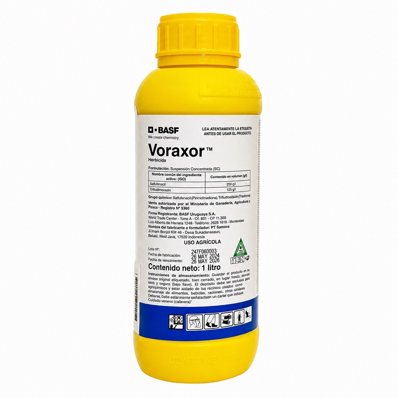 Saflufenacil + Trifludimoxazin VORAXOR 1 litro