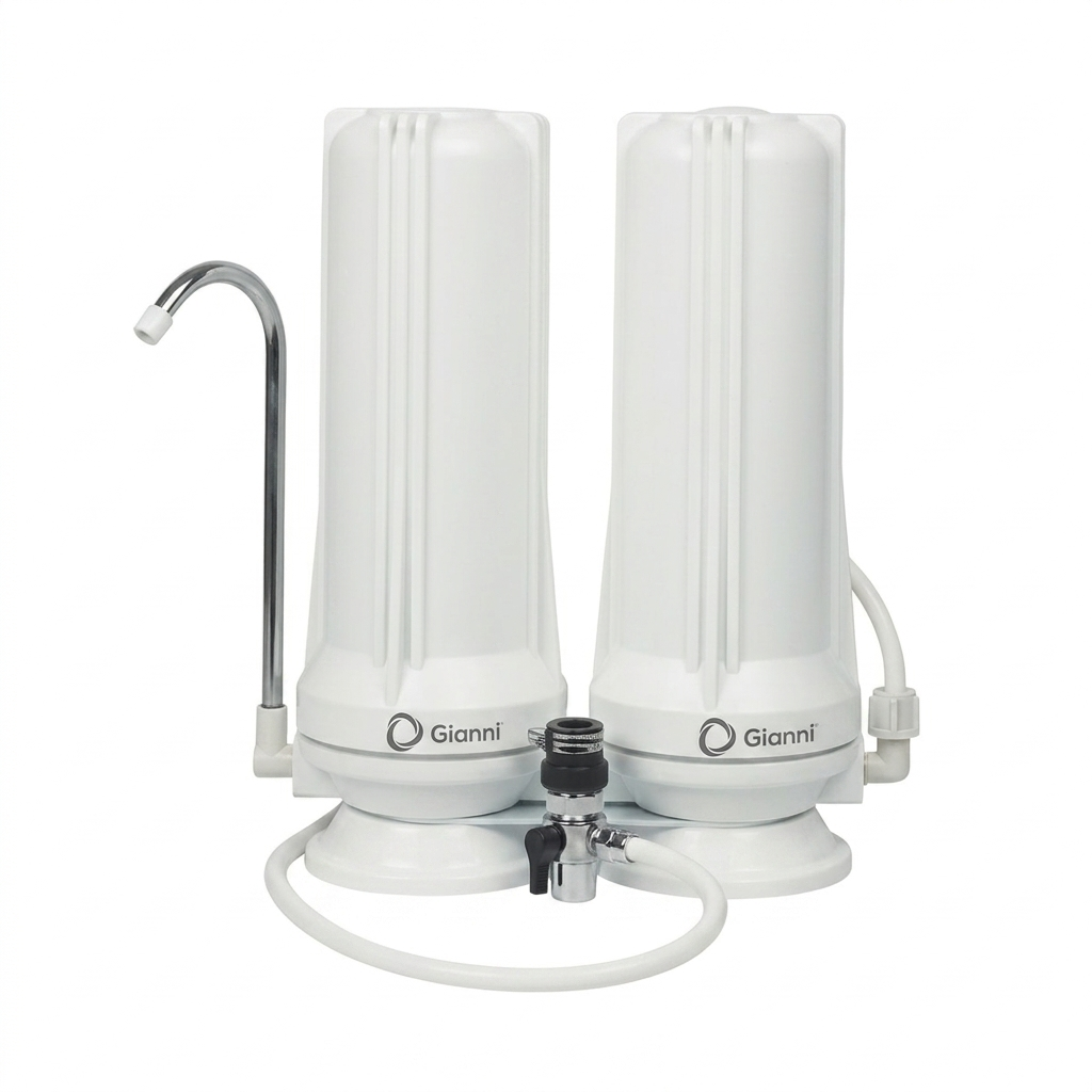 GIANNI Filtro para agua counter top doble (PWT-52-202)