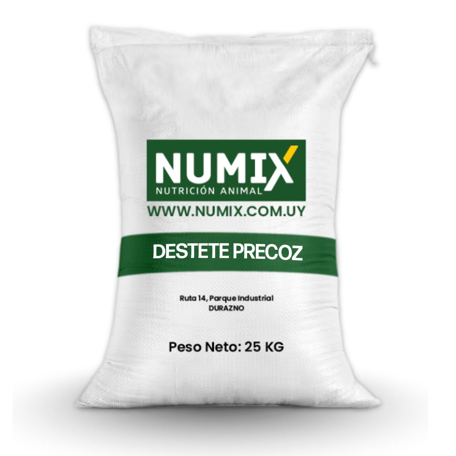 Raci�n NUMIX 18% Destete precoz 25 kilos