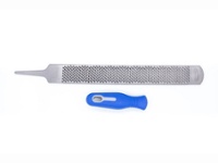 Escofina herrador con espiga y mango pl�stico 14