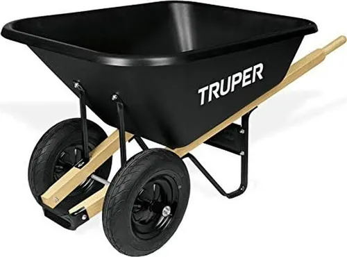 Carretilla TRUPER 175lts. plastica con doble rueda TP-8