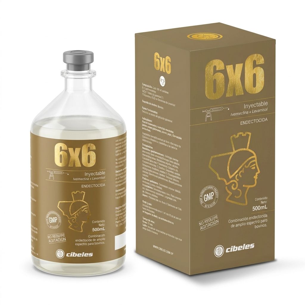 Ivermectina + Levamisol 6x6 CIBELES 500 ml 