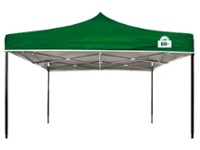 Gazebo 3x3 mts verde REFORZADO filtro UV50