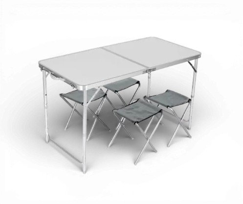 Mesa y 4 bancos plegables HESSEN (549+0200)