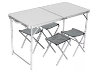 Mesa y 4 bancos plegables HESSEN (549+0200)