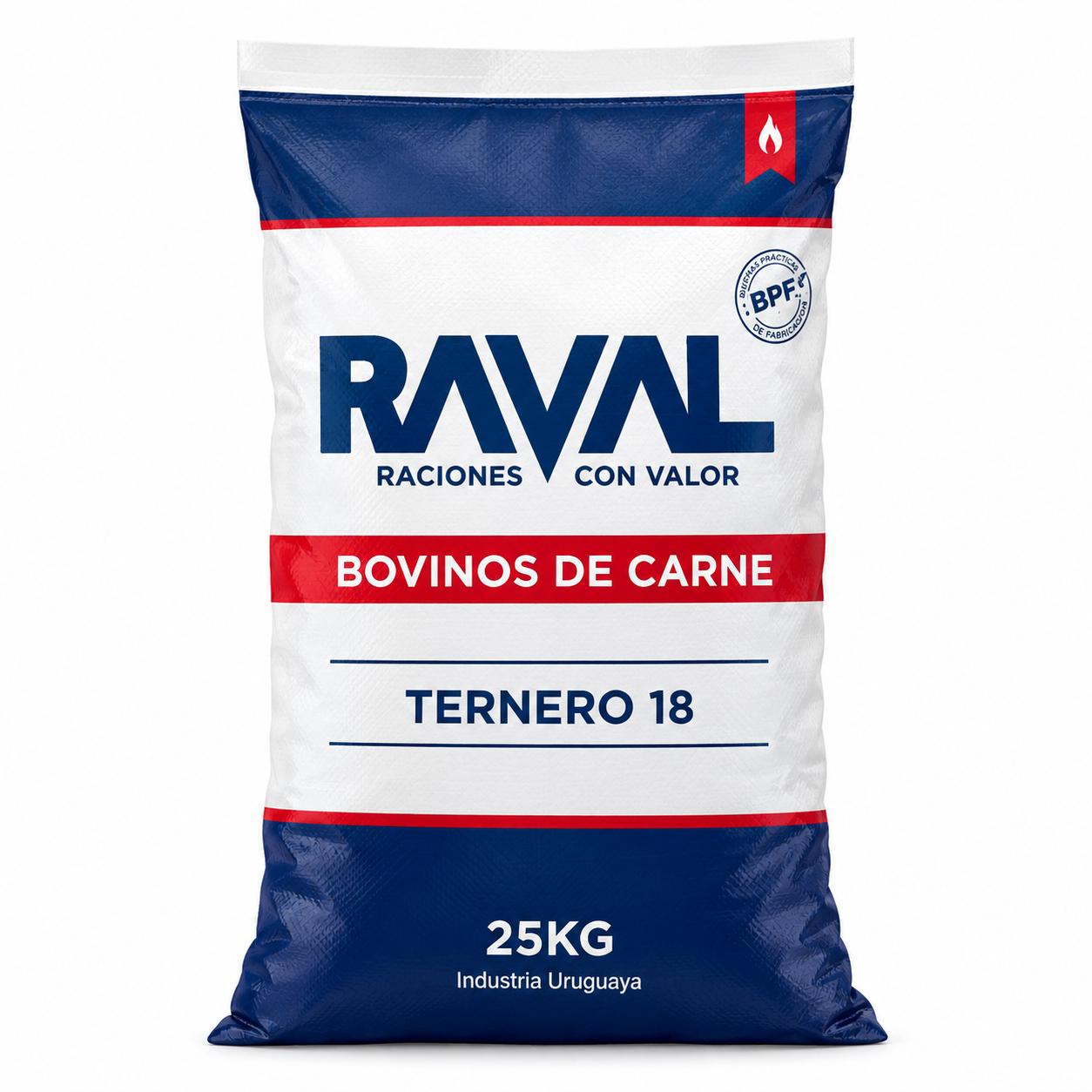 Raci�n SUPRA / RAVAL ternero 18% 25 kilos