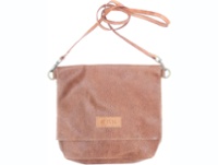 FOGLIA Cartera Dany con tapa marron cloque