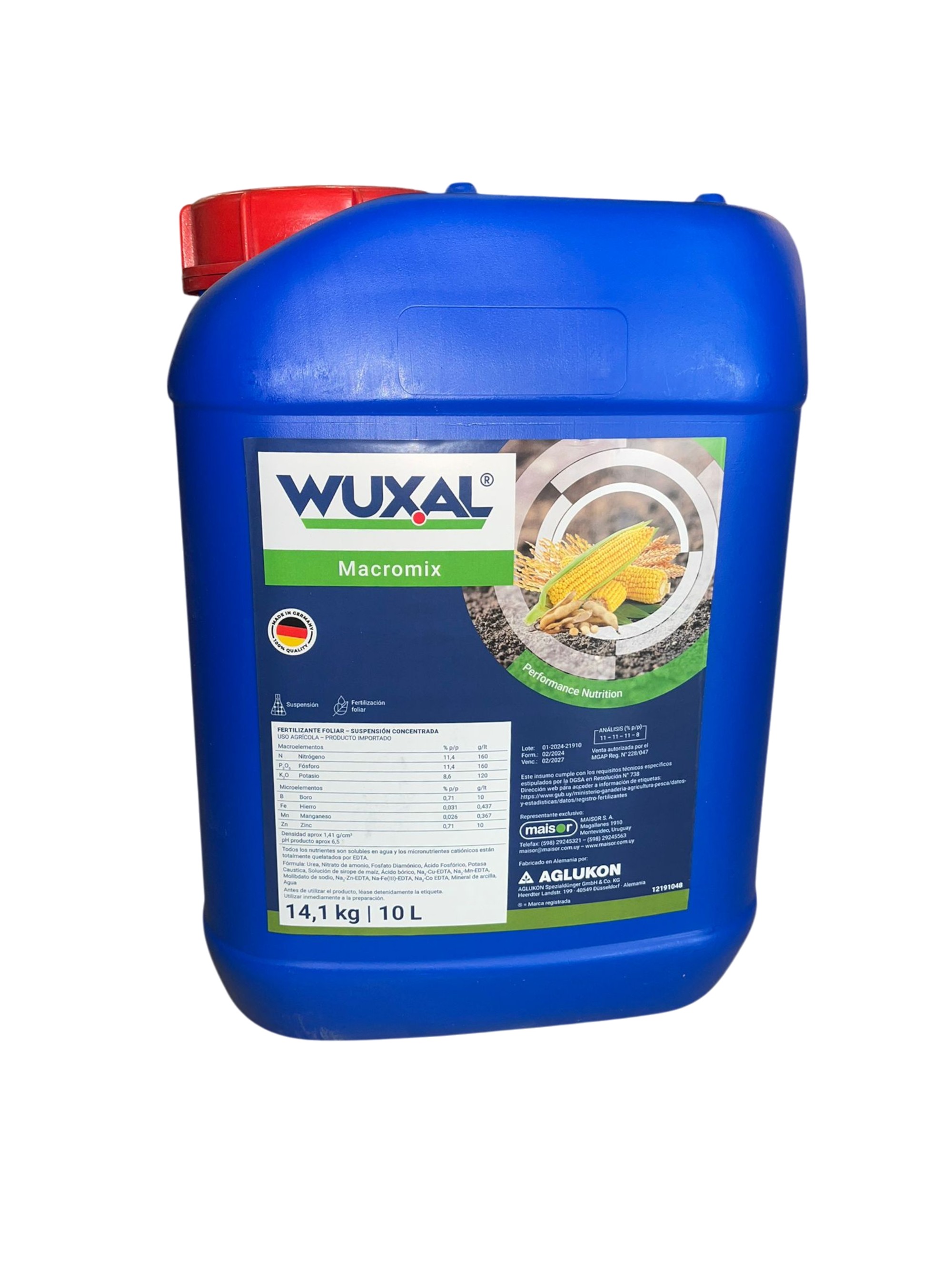 Fertiliz. Wuxal Macromix x  10 lts.