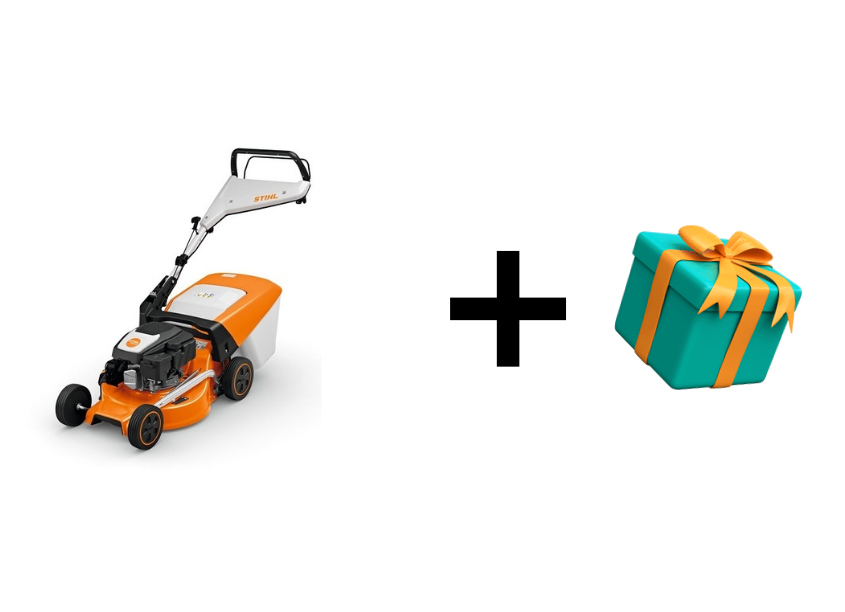 Cortacsped STIHL con recolector RM 253.2 + Regalo
