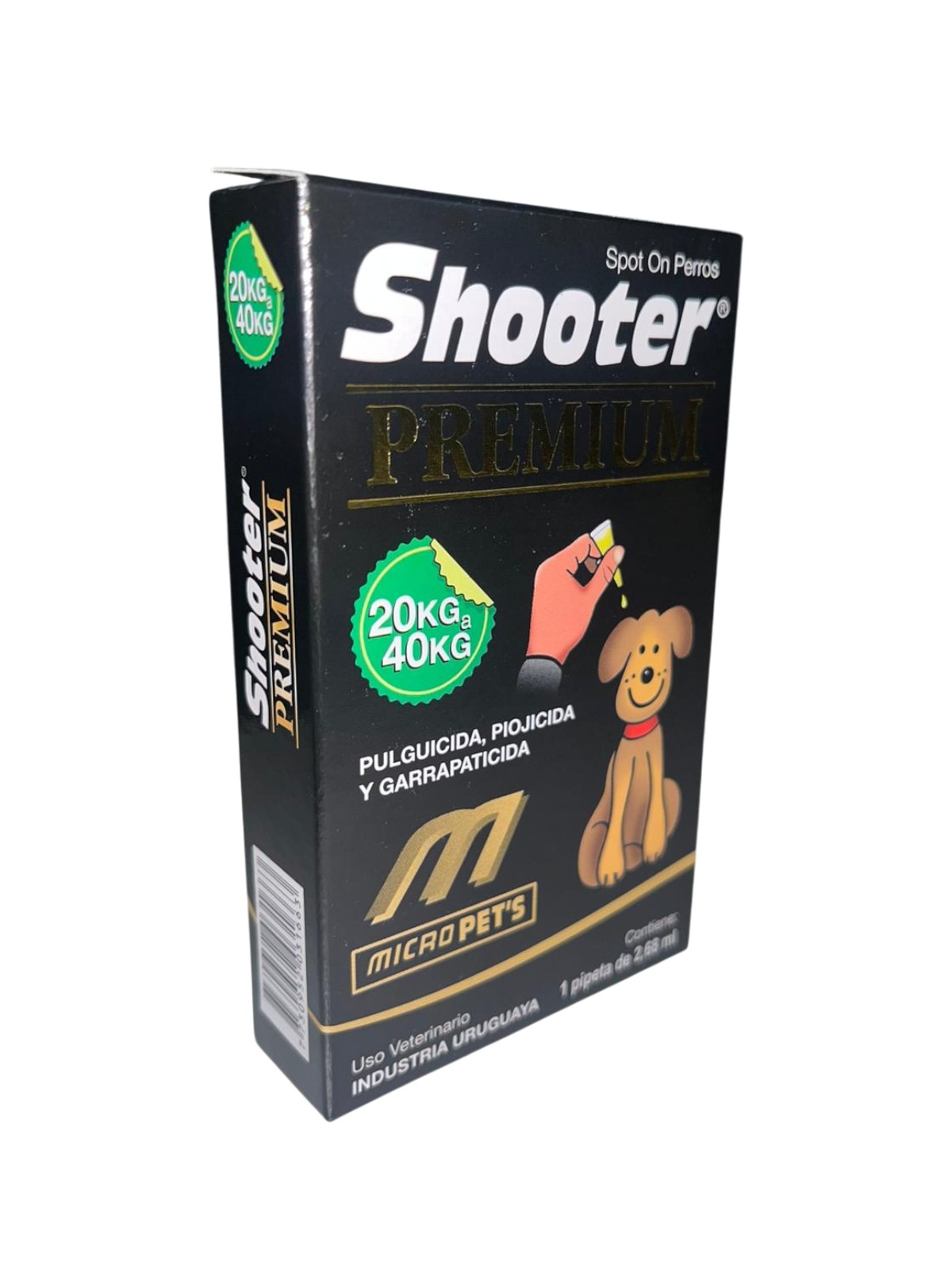 Pipeta SHOOTER premium 20 a 40 kgs.