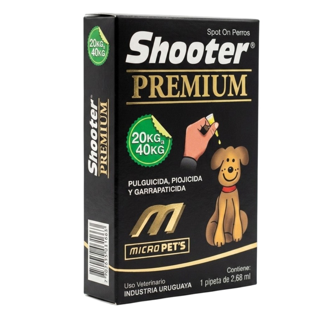 Pipeta SHOOTER premium 20 a 40 kgs.