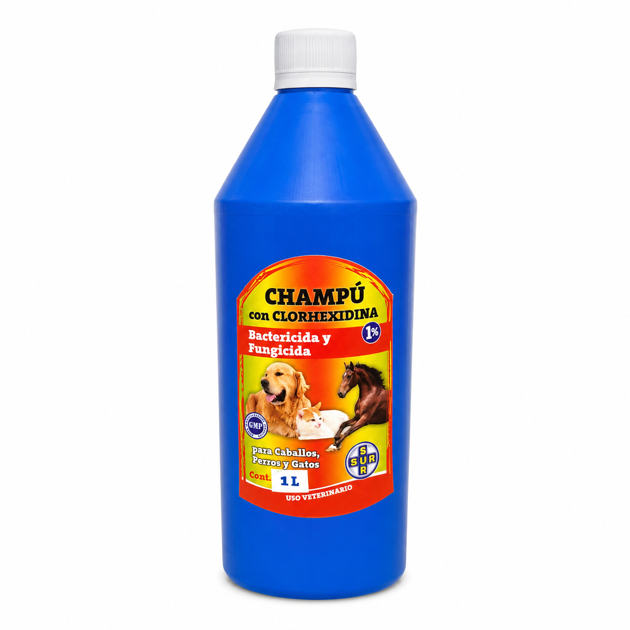 Shampoo con clorhexidina x 1 lt.
