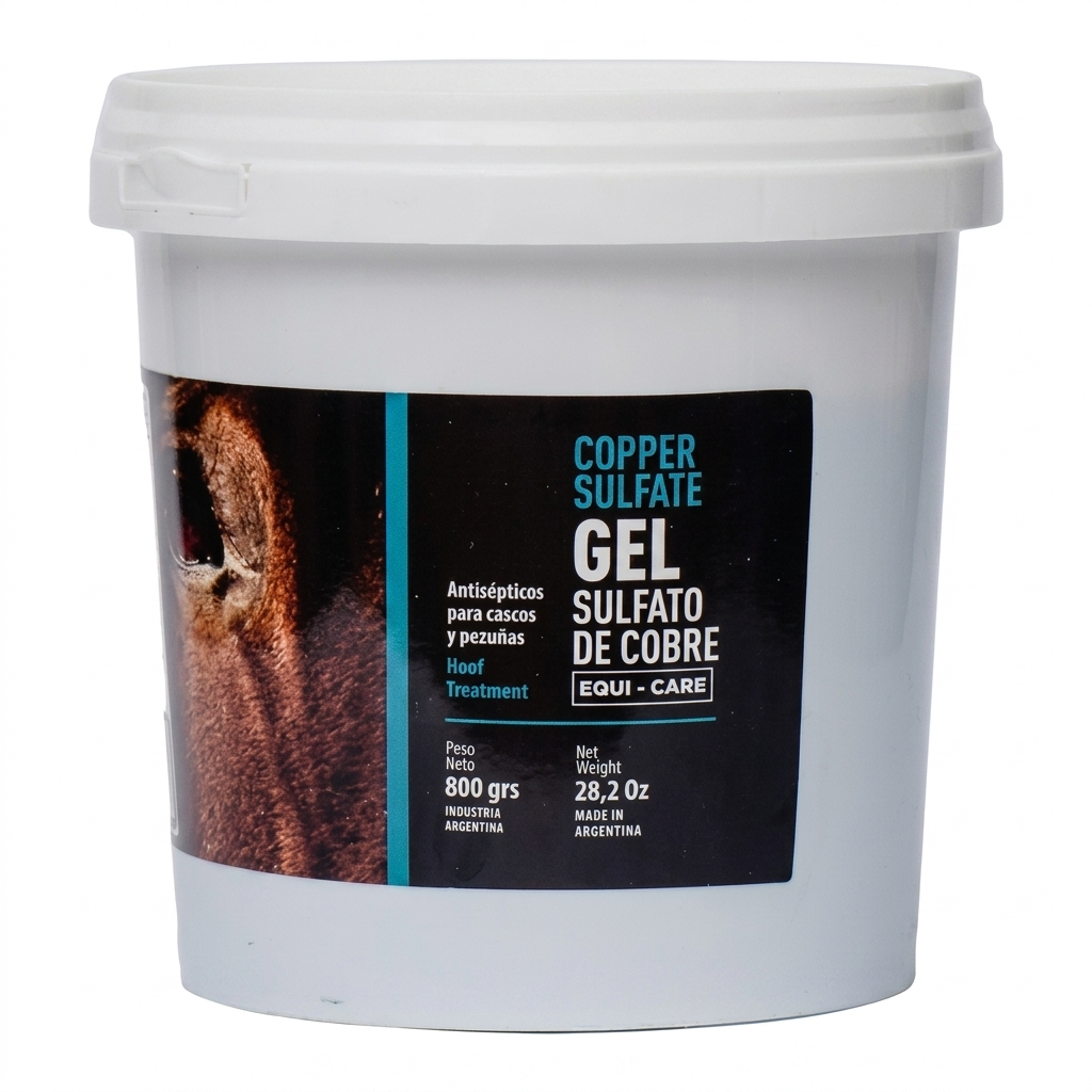 Gel para Cascos Sulfato de Cobre 800 gramos
