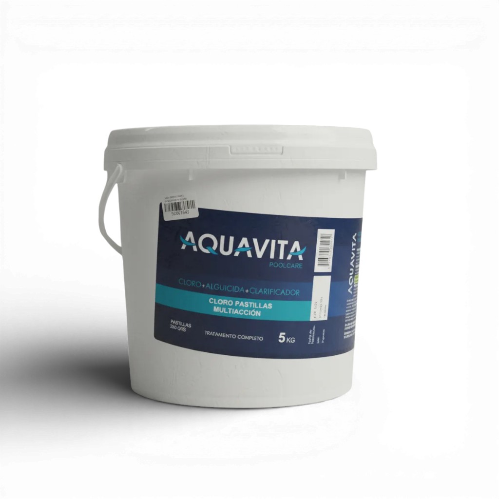 Cloro pastillas multi x 5 kg AQUAVITA (81007)
