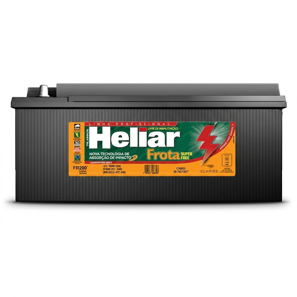 Bater�a HELIAR Frota 200 12V/200A