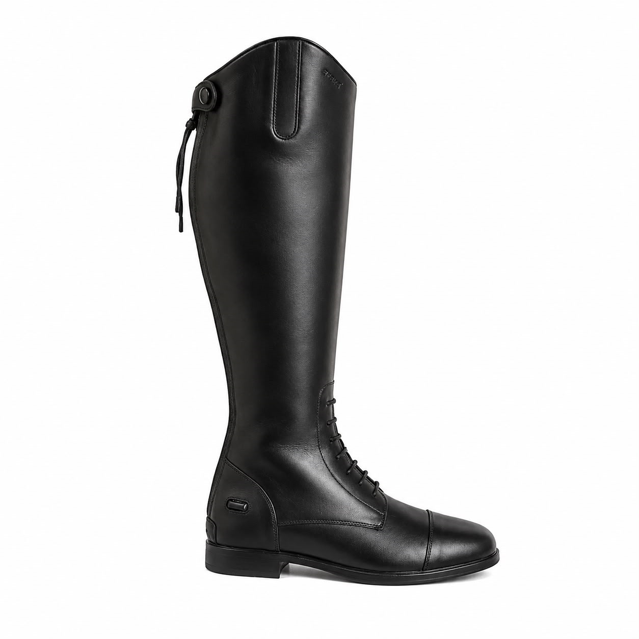 Bota equitaci�n EFEKA de cuero negro BEQ1544