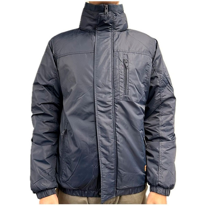 Campera DEYUNTAS impermeable con capucha Azul marino
