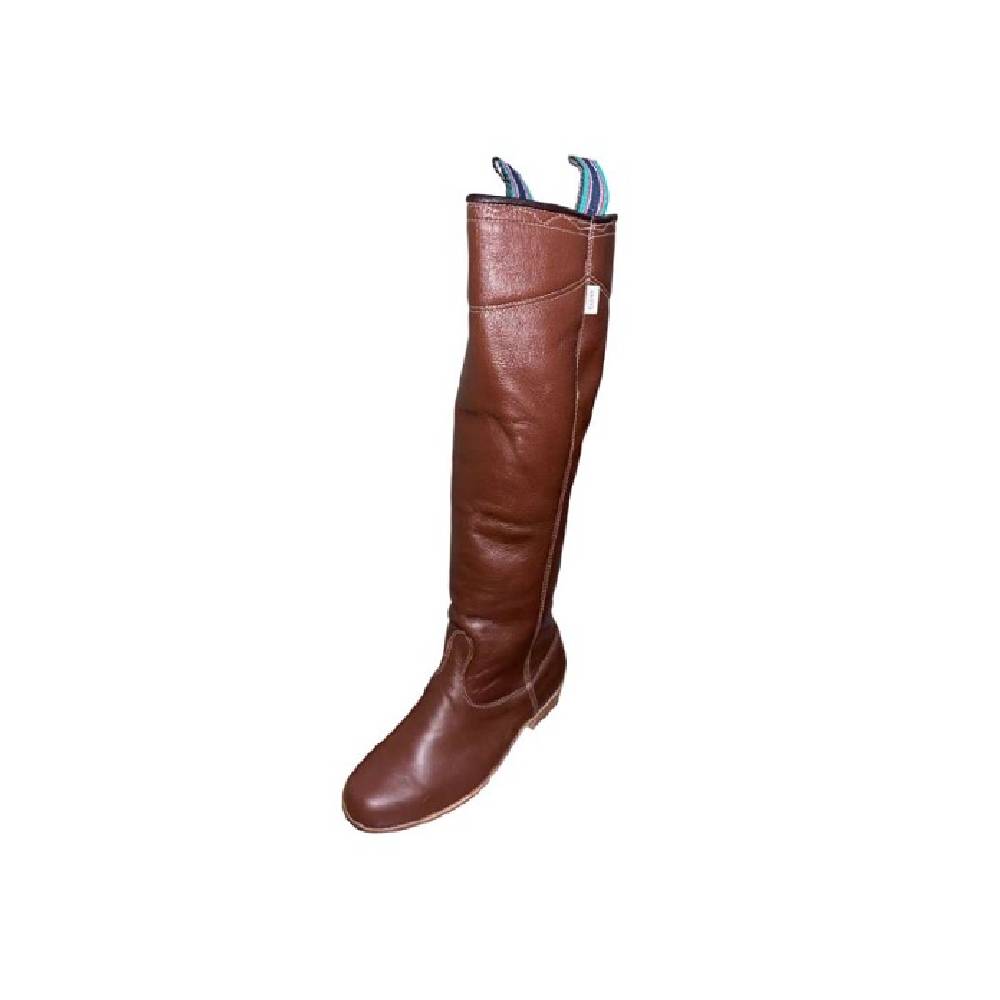 Botas largas EFEKA de cuero sin hebilla