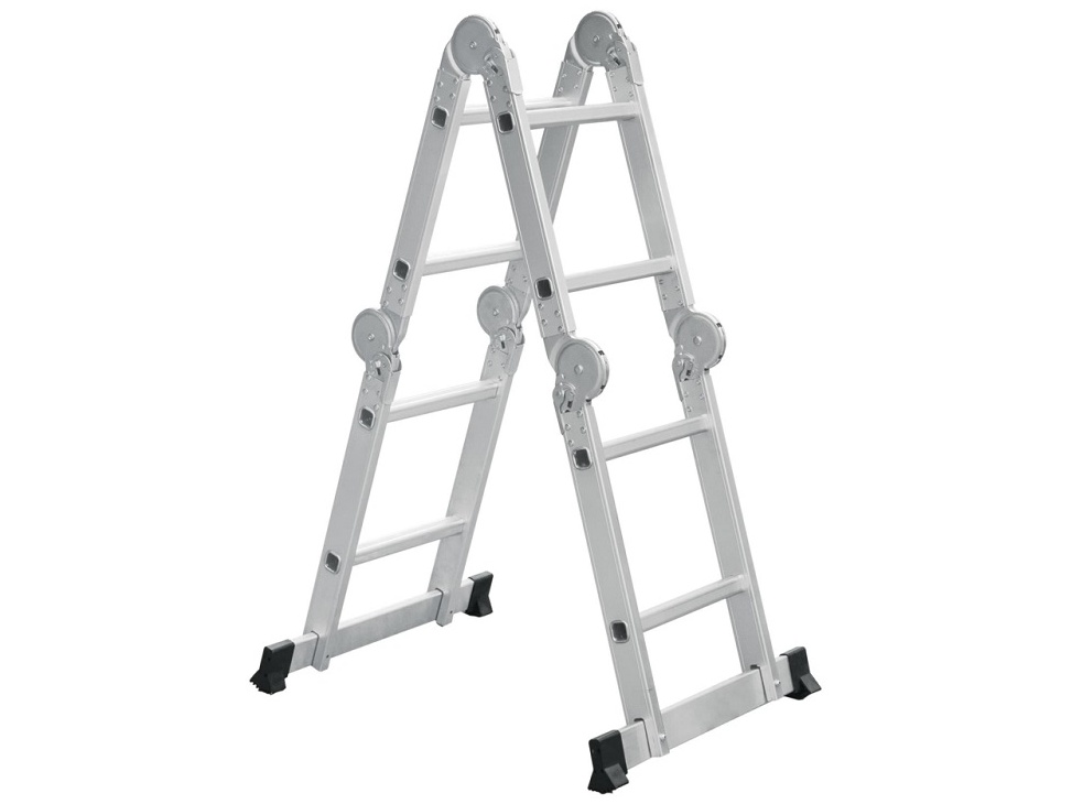 Escalera aluminio multifuncional plegable 8 escalones TRUPER ESMU-108