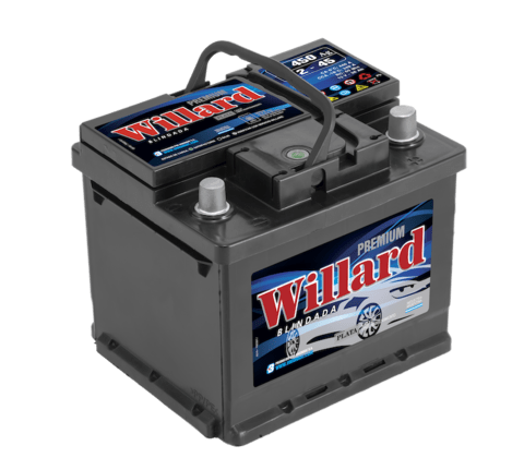 Bateria WILLARD 12V-75AMP FREE UB450 Izq. (580104)