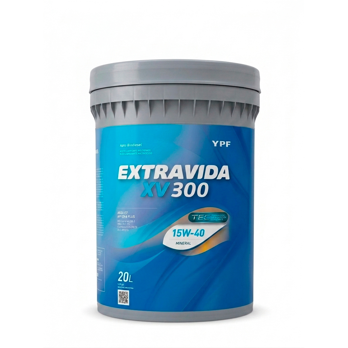 Aceite YPF 15W40 (XV300) x 20 lts. (580005)