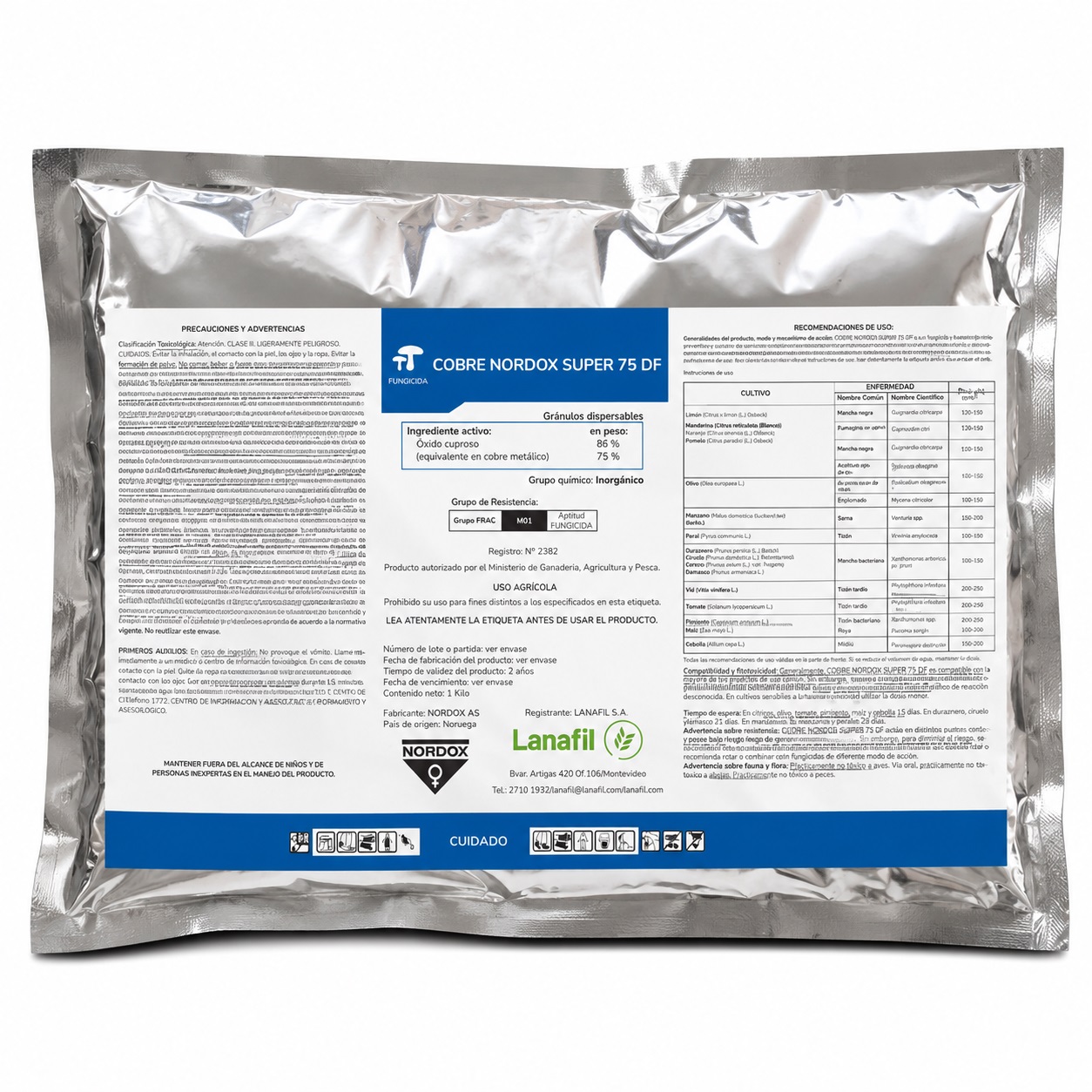 Cobre Nordox Super 75 DF 1 Kilo