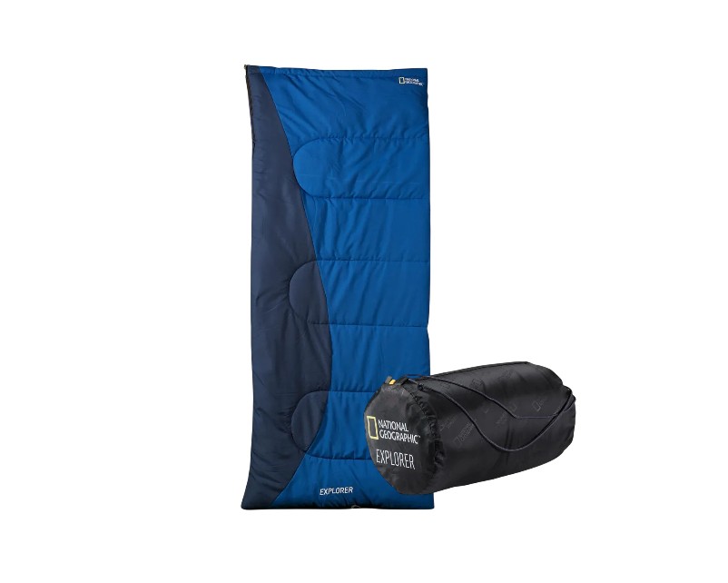 Sobre de dormir NAT GEO explorer 185x77cm color azul