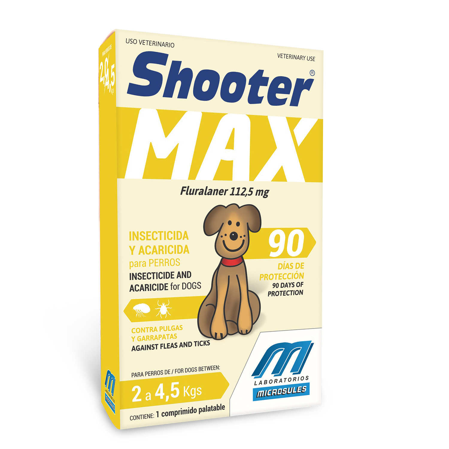 SHOOTER Max comprimidos p/perros ( 2 a 4 kg)