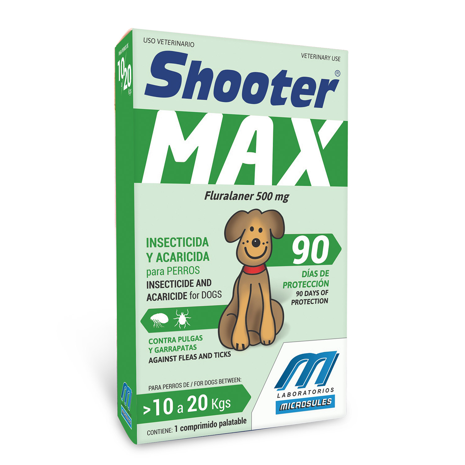 SHOOTER Max comprimidos p/perros (10 a 20 kg)