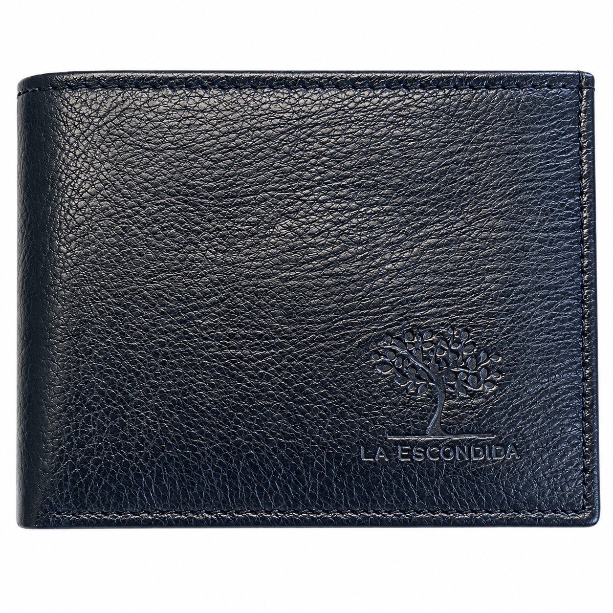 Billetera hombre s/volante bolsillo cuero