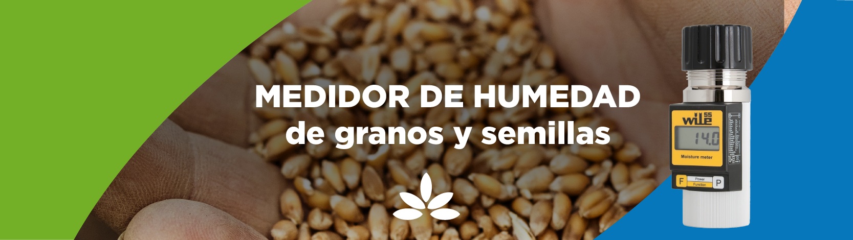 Medido de humedad en granos