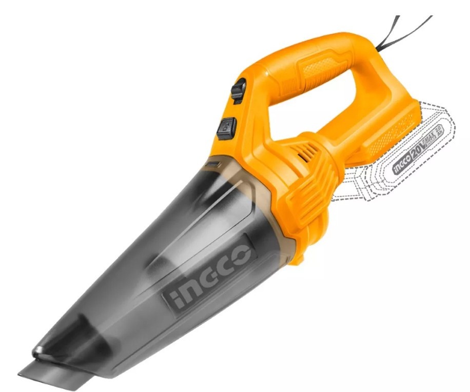 Aspiradora 20v 0.5lts 1 bateria+carg. INGCO CVLI20126