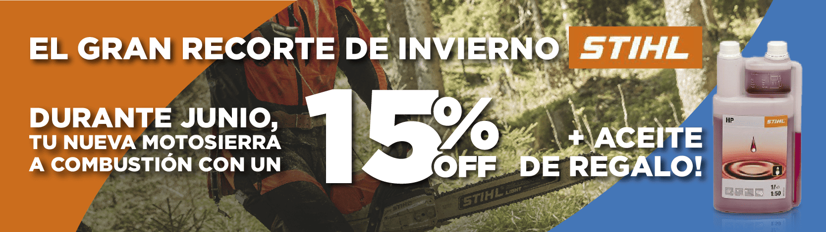 15% off Motosierras