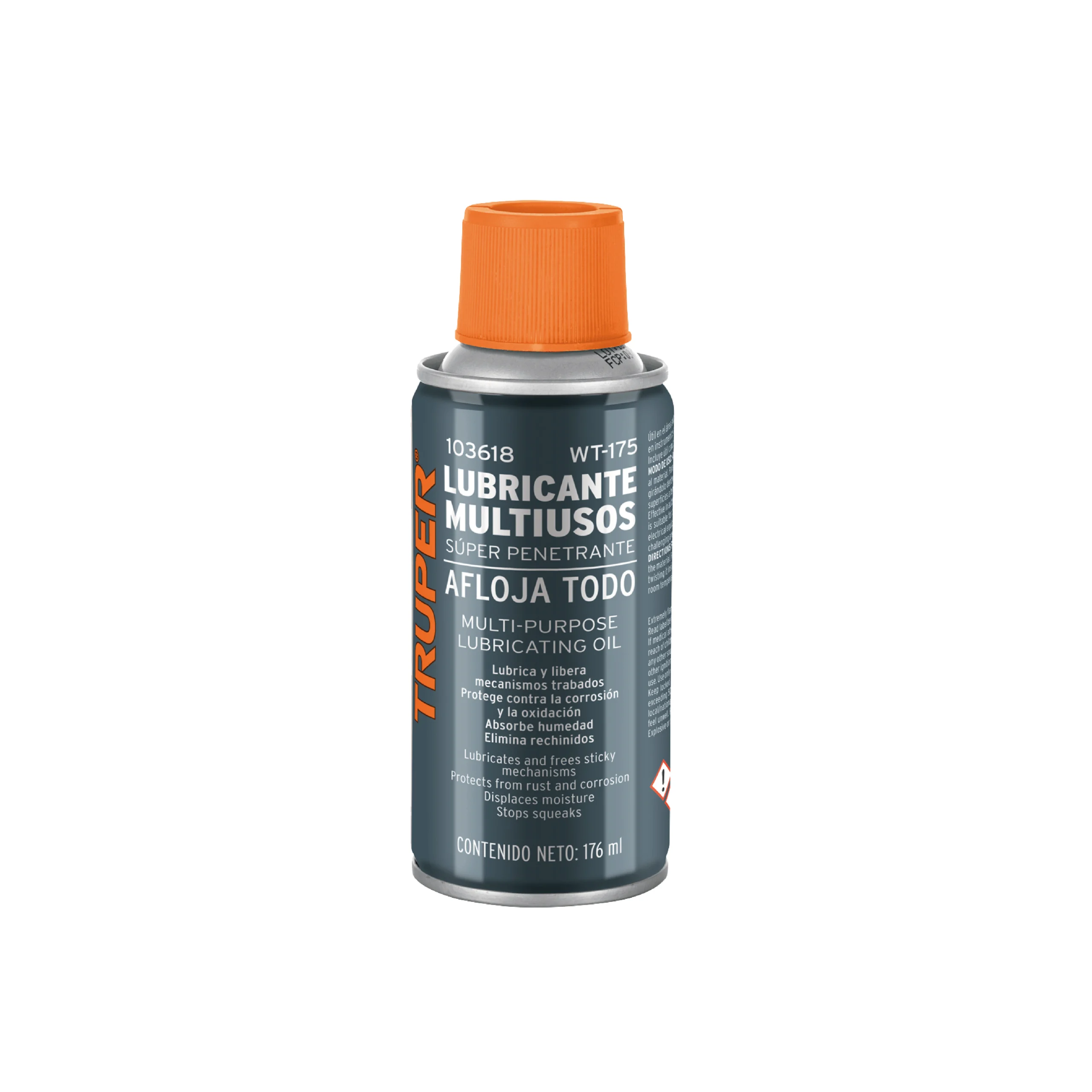 Lubricante aero. anticor. afloja. 176ml. TRUPER WT-175
