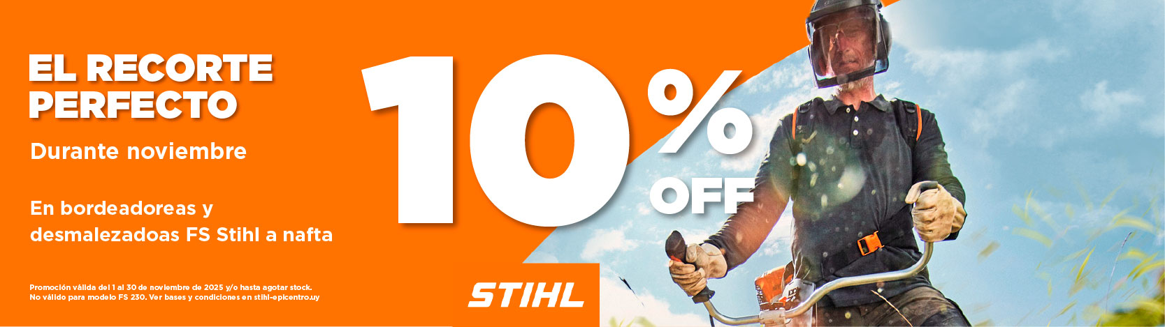 STHIL - Bordeadoras y Desmalezadoras 10% OFF
