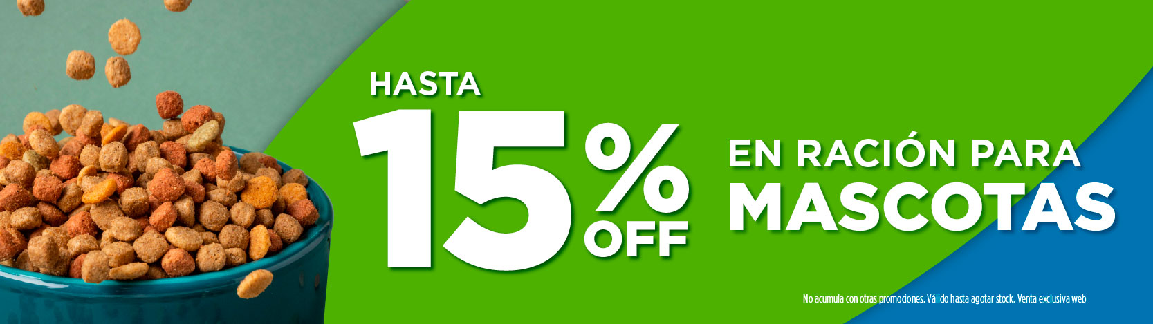 Racin para Mascotas - Hasta 15% OFF