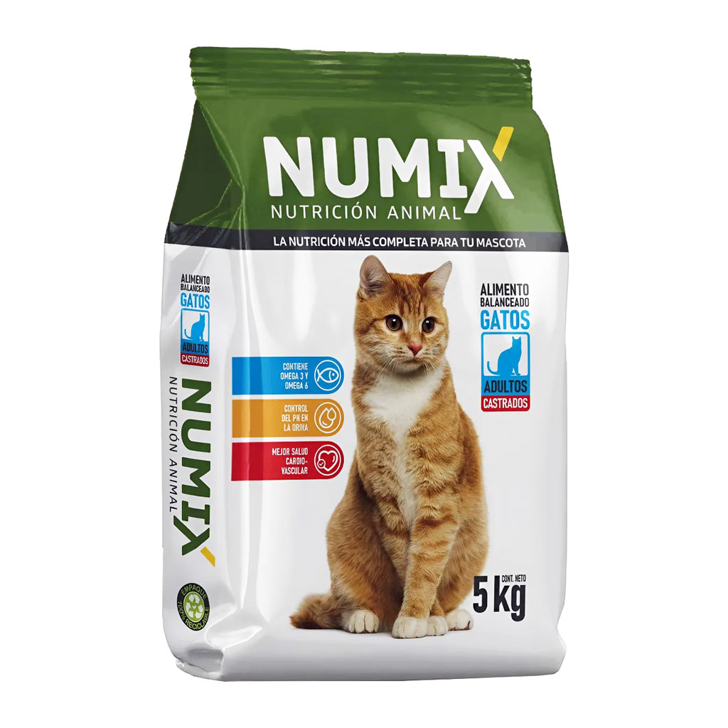 Racion NUMIX Gato castrado x  5 kgs.