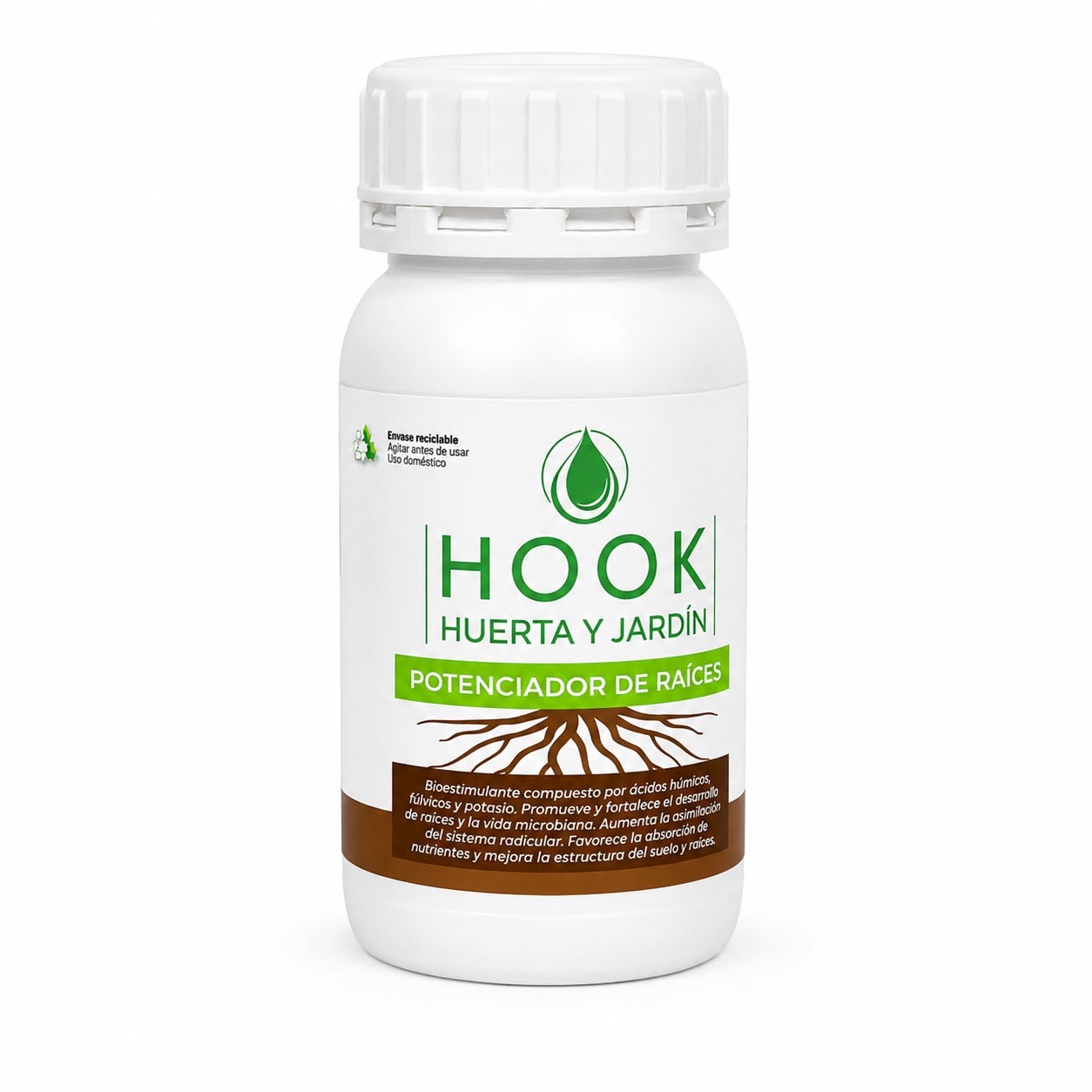 Fertiliz. HOOK potenciador raices x 250 ml.