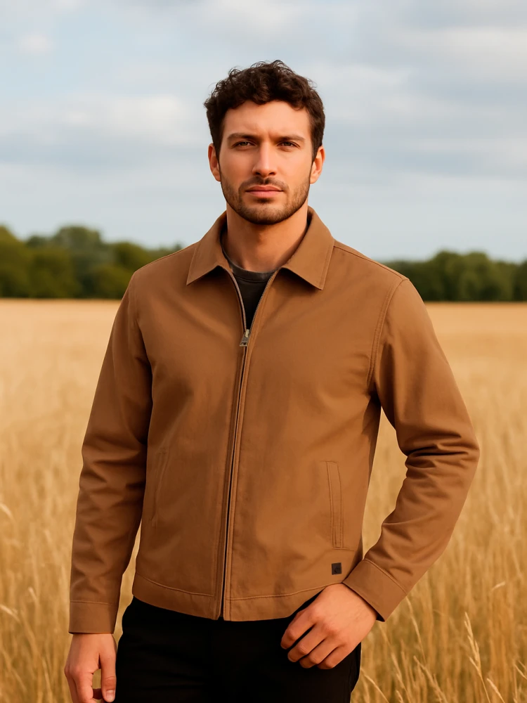 Campera DEYUNTAS gabardina Oliva