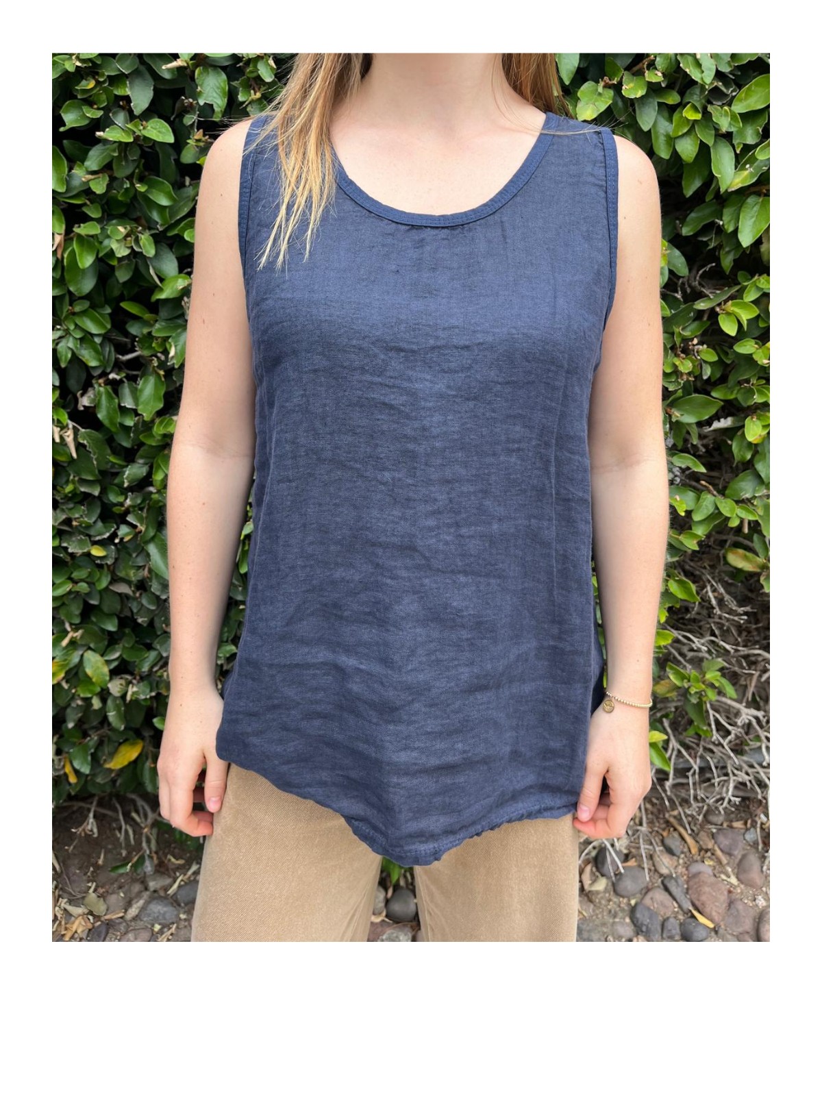 QUILLAPI Musculosa lino/algodon 