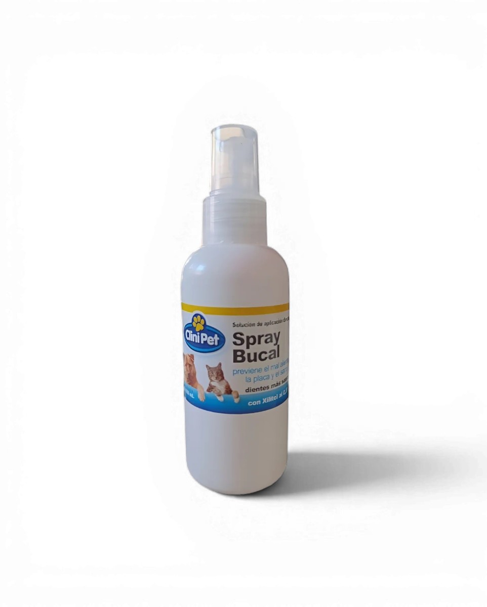 Spray bucal para mascotas Clini Pet x 100 ml.