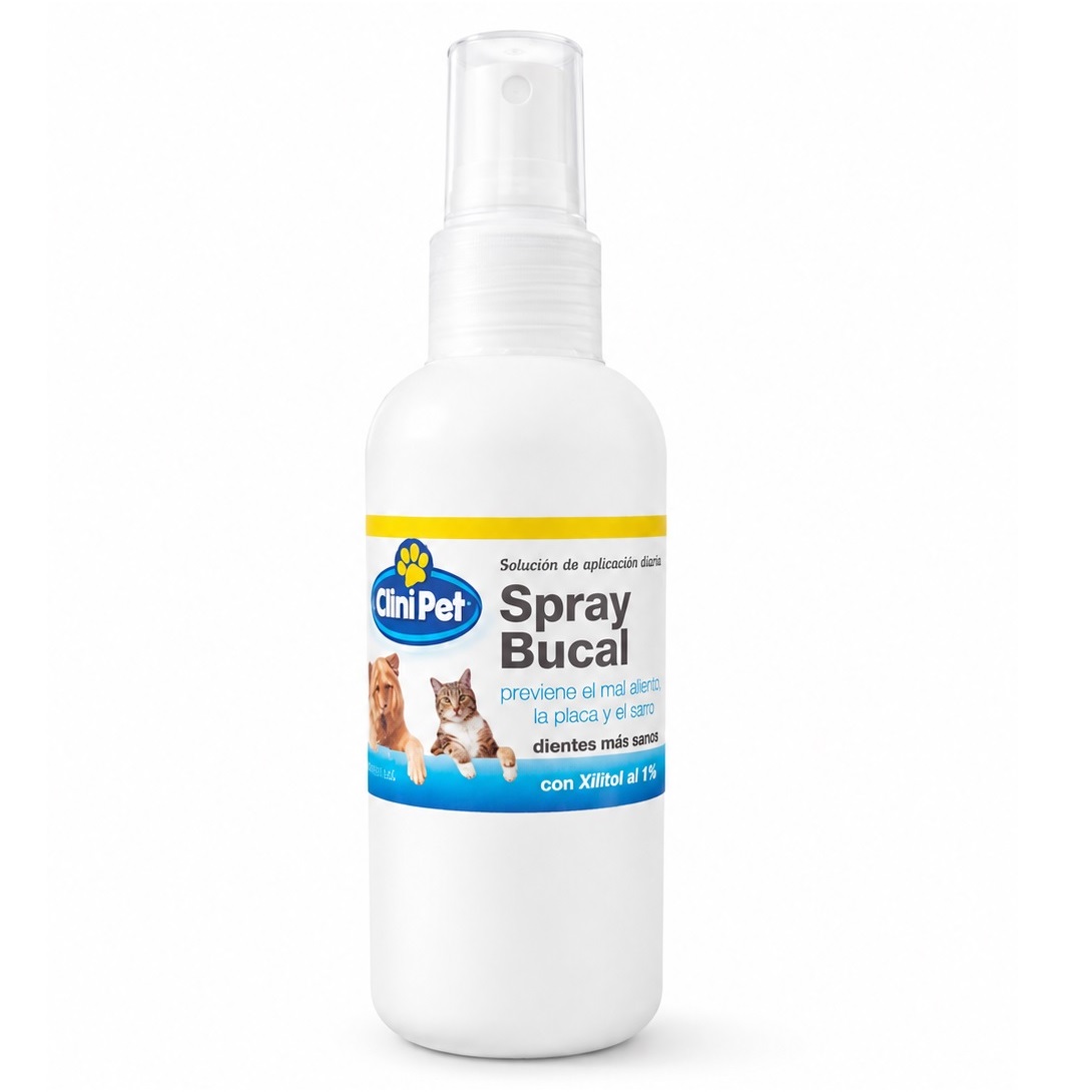 Spray bucal para mascotas Clini Pet x 100 ml.