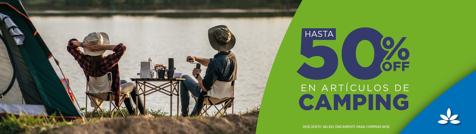 Especial Camping- 50 % OFF