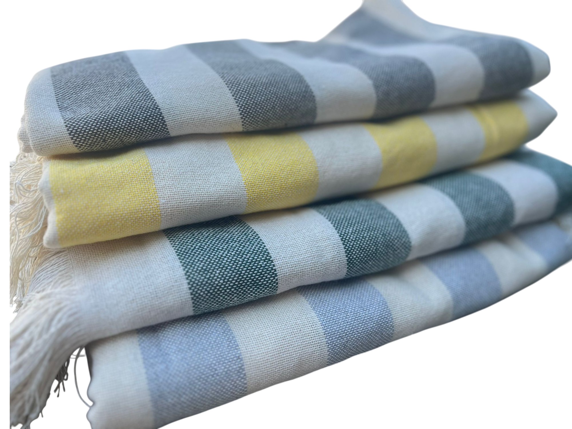 Lona de algodon franjas 