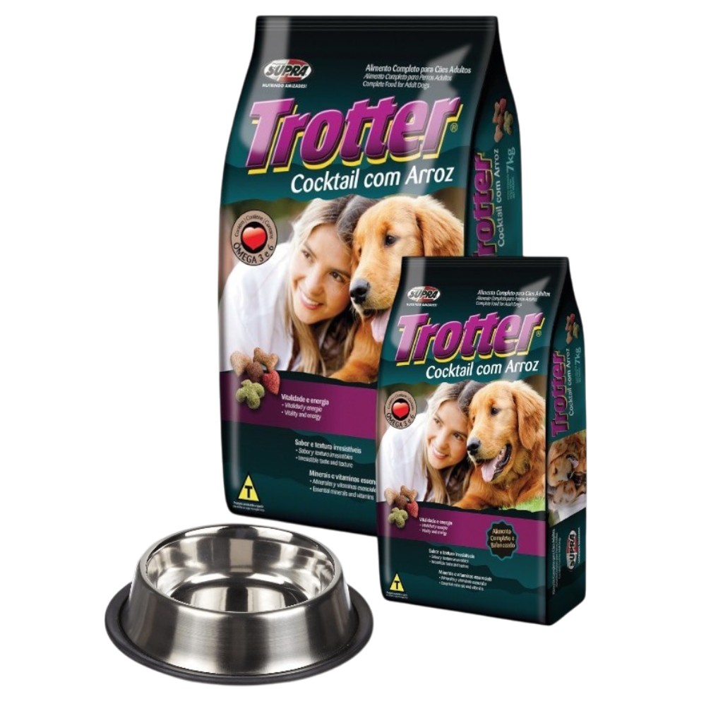 Combo Racion TROTTER 20 +10 y plato de acero