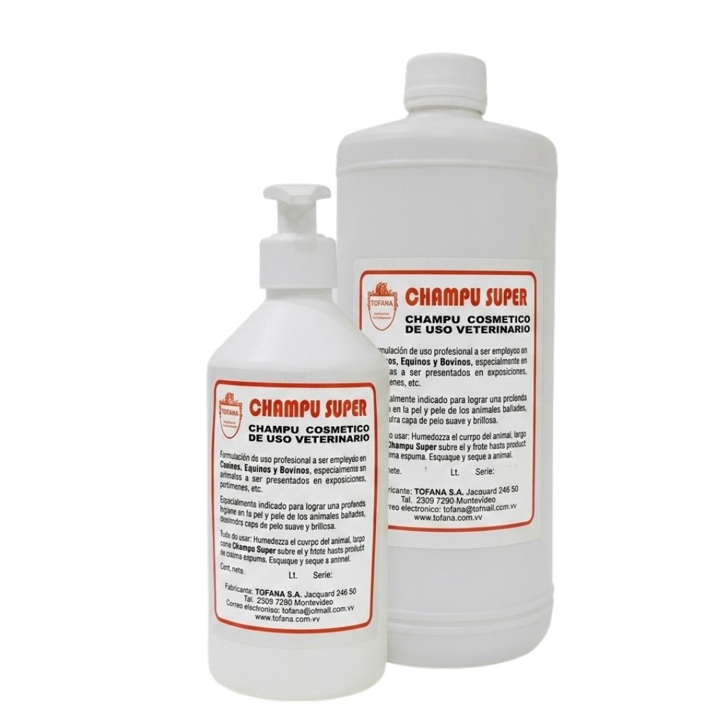 Shampoo Tofana x 1 lt (equinos y bovinos)