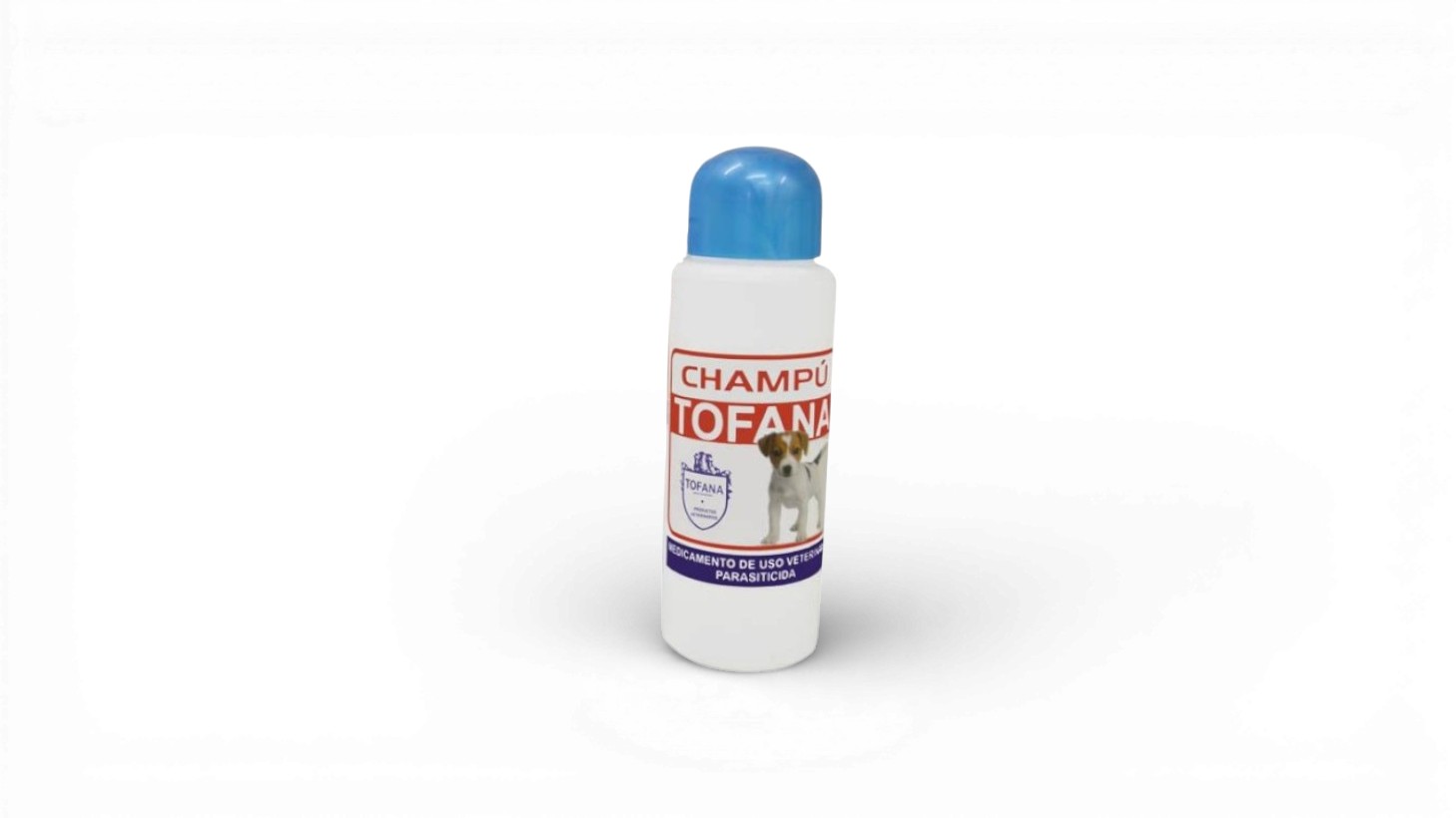 Shampoo p/mascotas Tofana p/pulgas (cipermetrina) x 200cc.